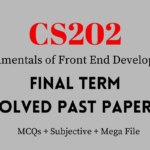 CS202 Final Term Past Papers